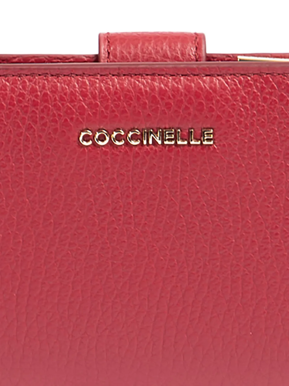 Coccinelle Metallic Soft portemonnee Rood