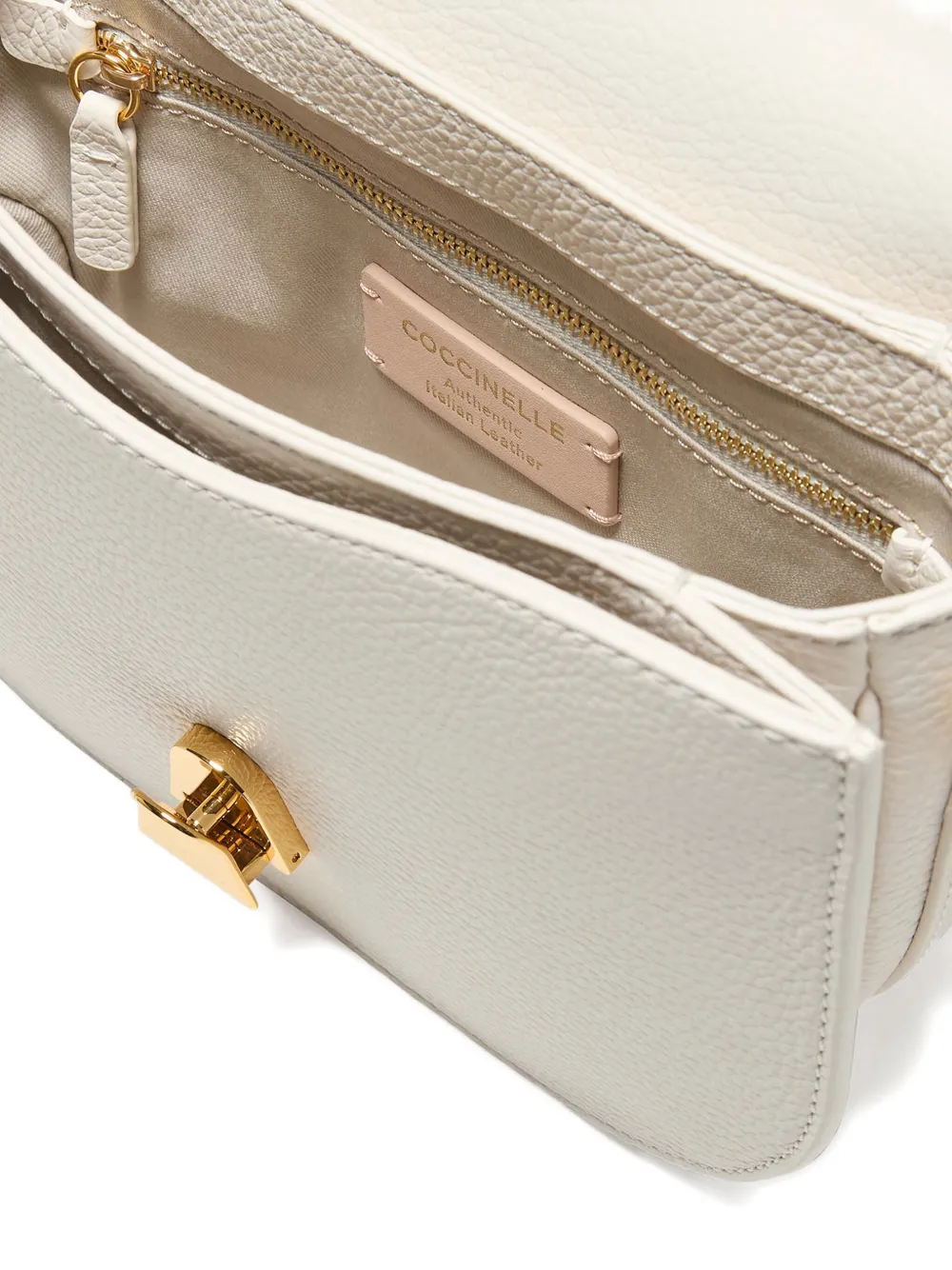 Coccinelle Dew kleine crossbodytas Wit