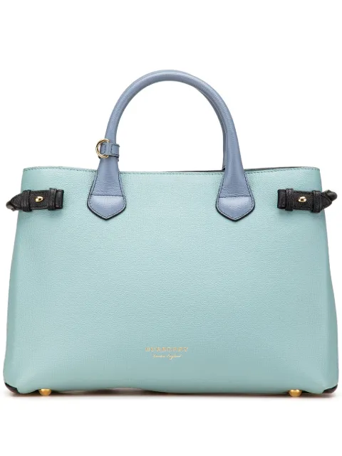 Burberry Pre-Owned شنطة 'بانر' جلد 3 ألوان متوسطة بحمالة كتف 2015-2017