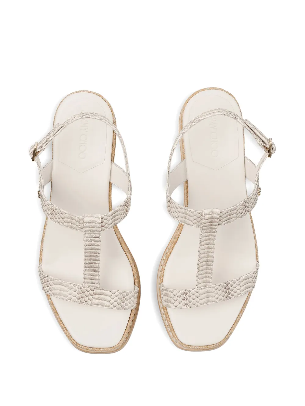 Jimmy Choo 60mm Theia espadrilles Neutrals