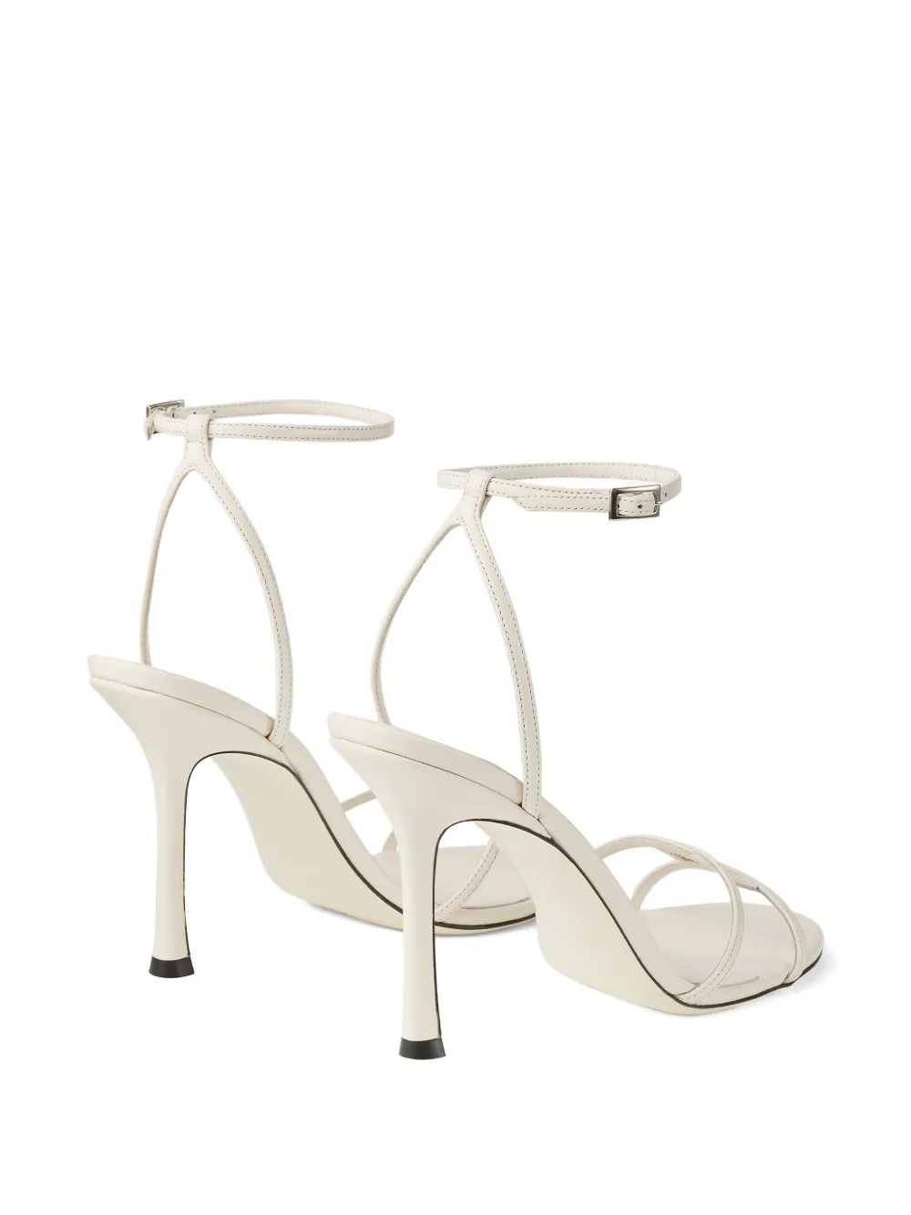 Jimmy Choo 100mm 1998 Leo sandals Wit
