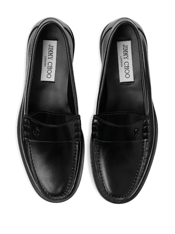 JIMMY CHOO ローファー LONDON ブラック 三越伊勢丹 | JIMMY CHOO/ジミー チュウ通販 | Addie Loafer