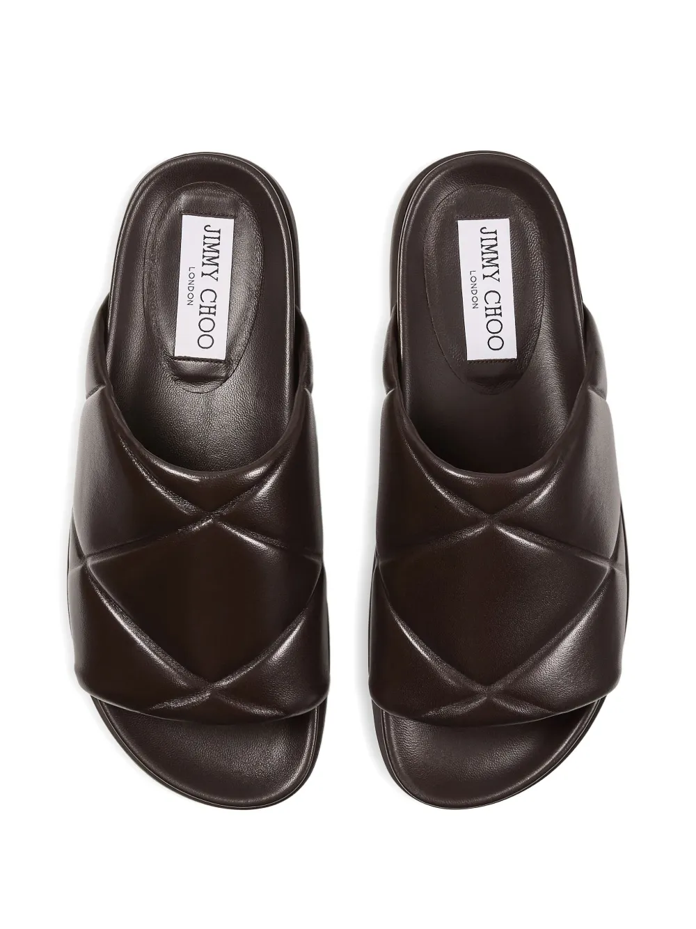 Jimmy Choo Leren sandalen Bruin