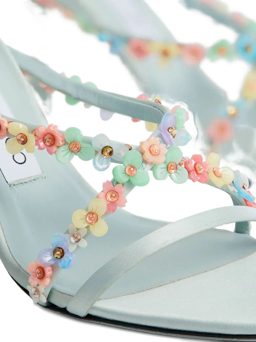 Jimmy Choo 90 mm Blanche sandalen Bruin