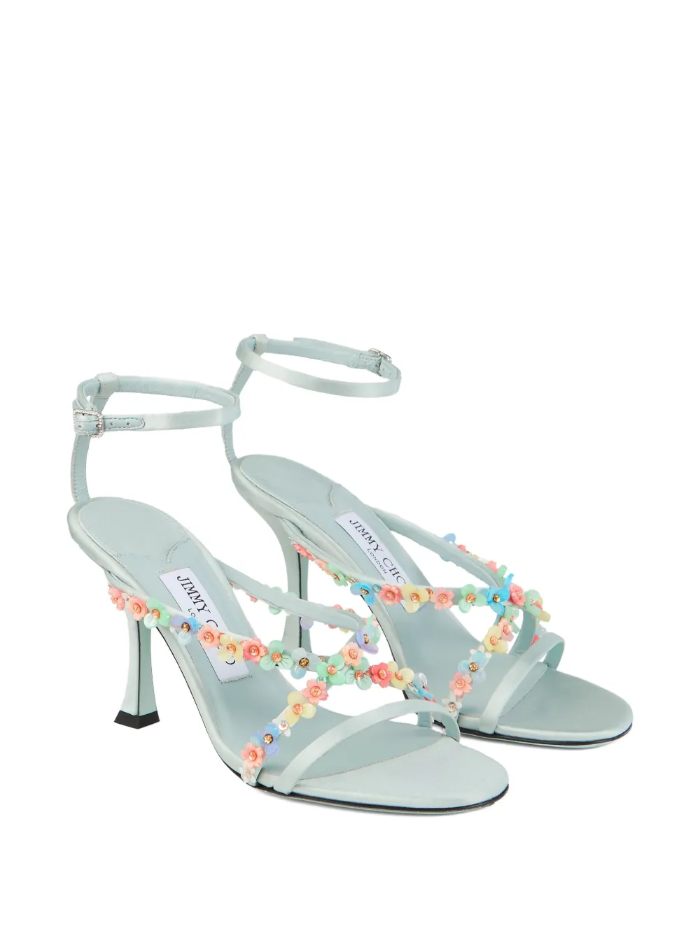 Jimmy Choo 90 mm Blanche sandalen Bruin