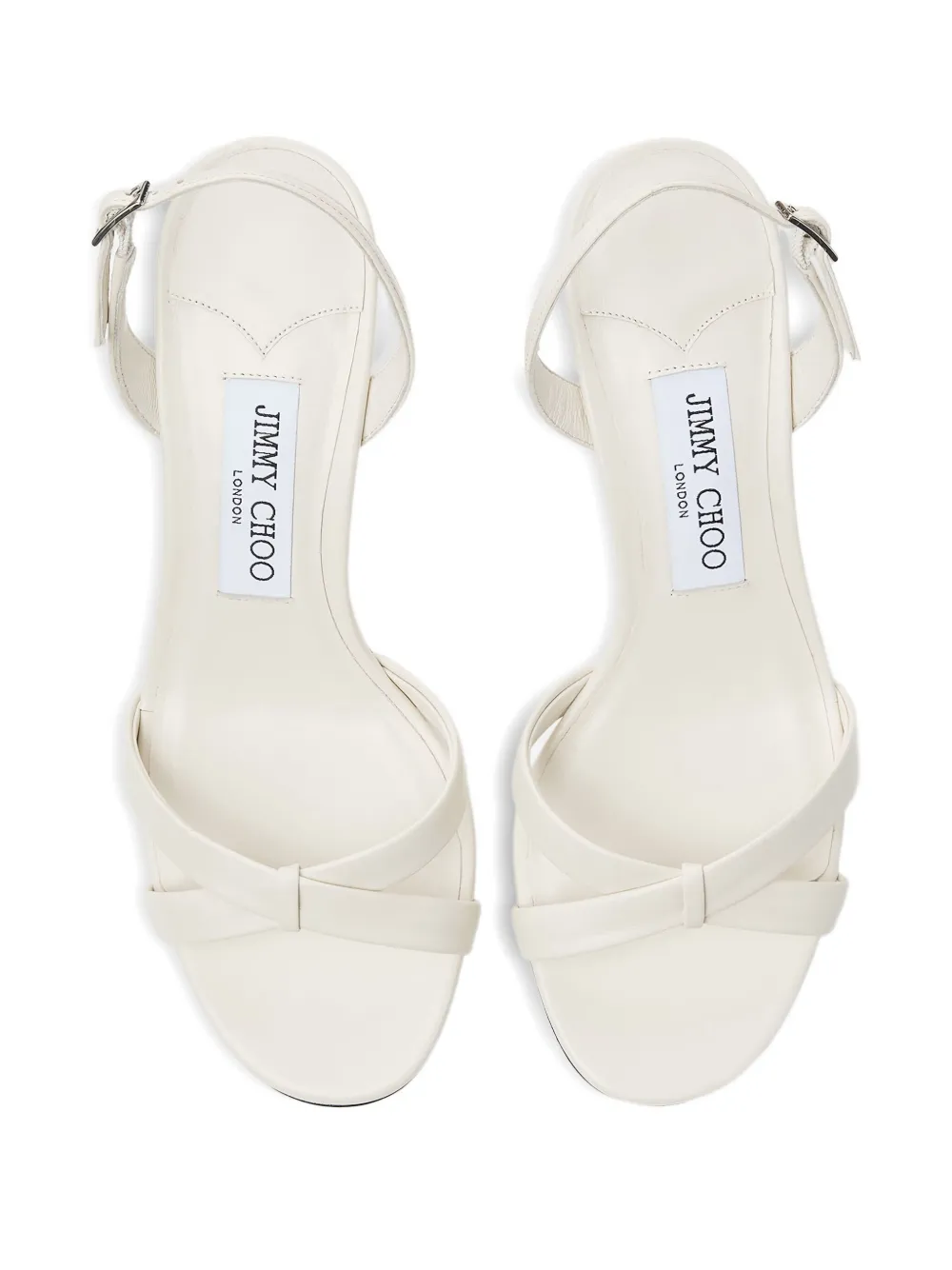 Jimmy Choo 65mm Elsy sandals White