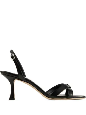 Jimmy Choo Sandália Elsy Com Salto 70mm | Azul | FARFETCH BR