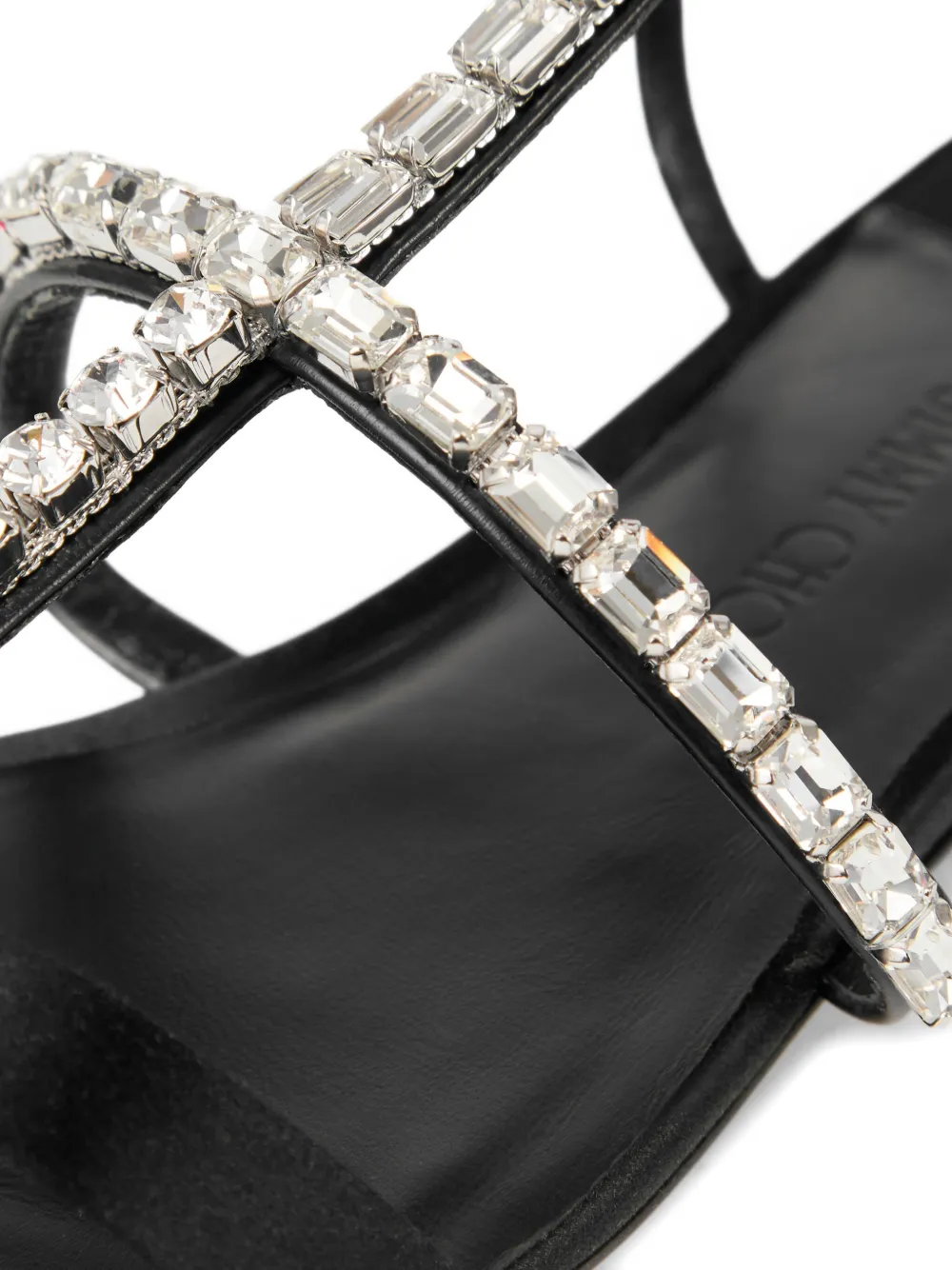 Jimmy Choo Gwyn flat sandals Black