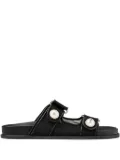 Jimmy Choo Fayence pearl-embellished sandals - Black