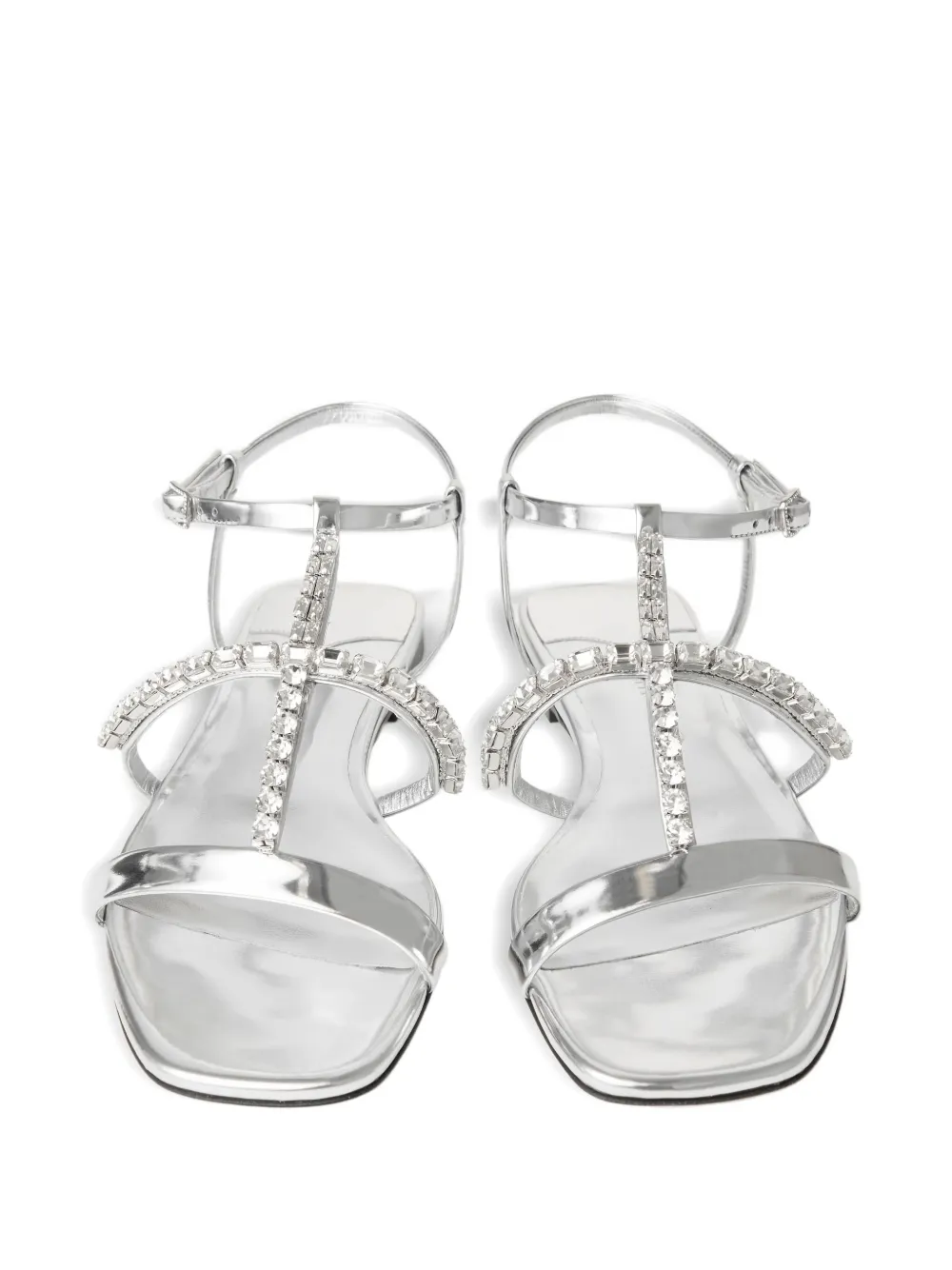 Jimmy Choo Gwyn flat sandals Silver