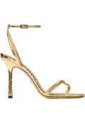Jimmy Choo metallic heeled sandals - Gold