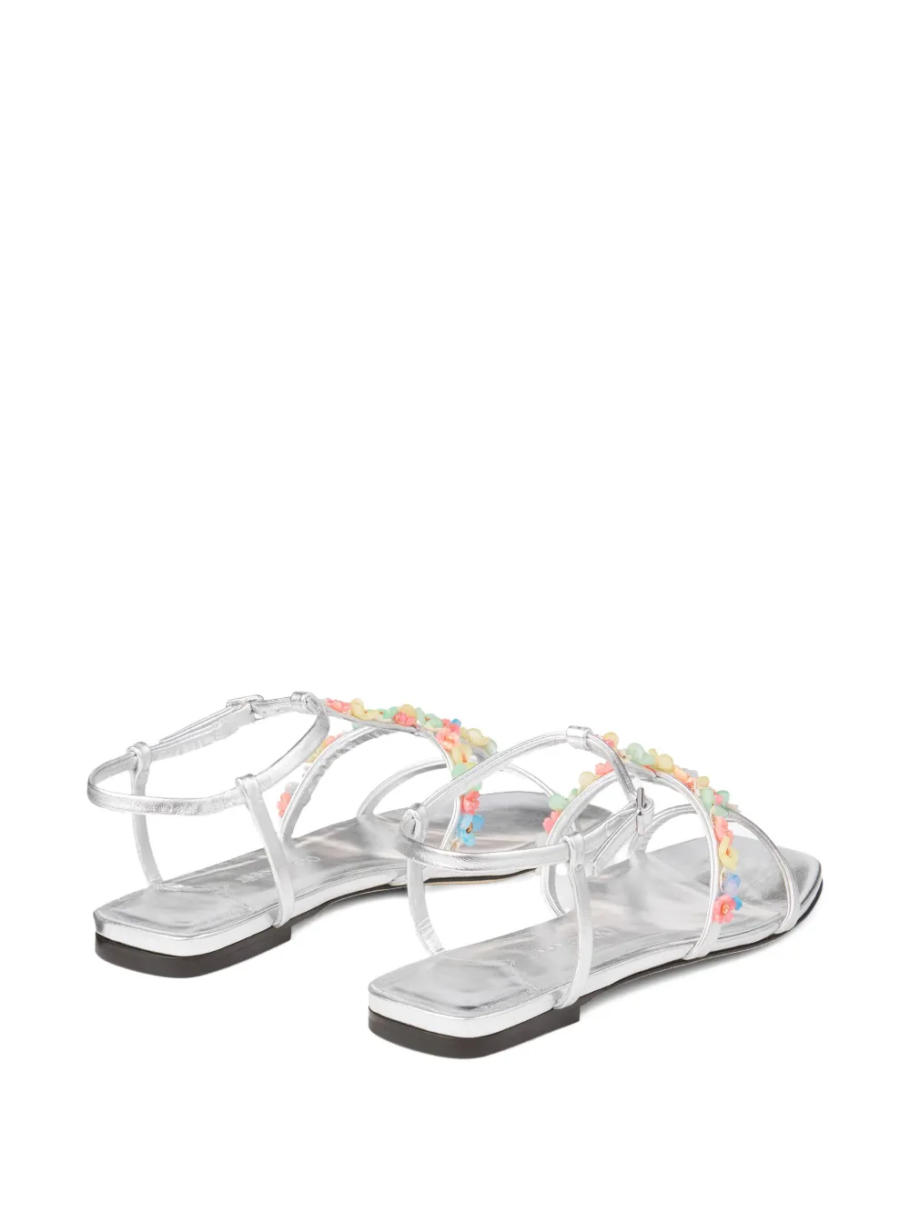 Jimmy Choo Gwyn Daisy sandals Silver