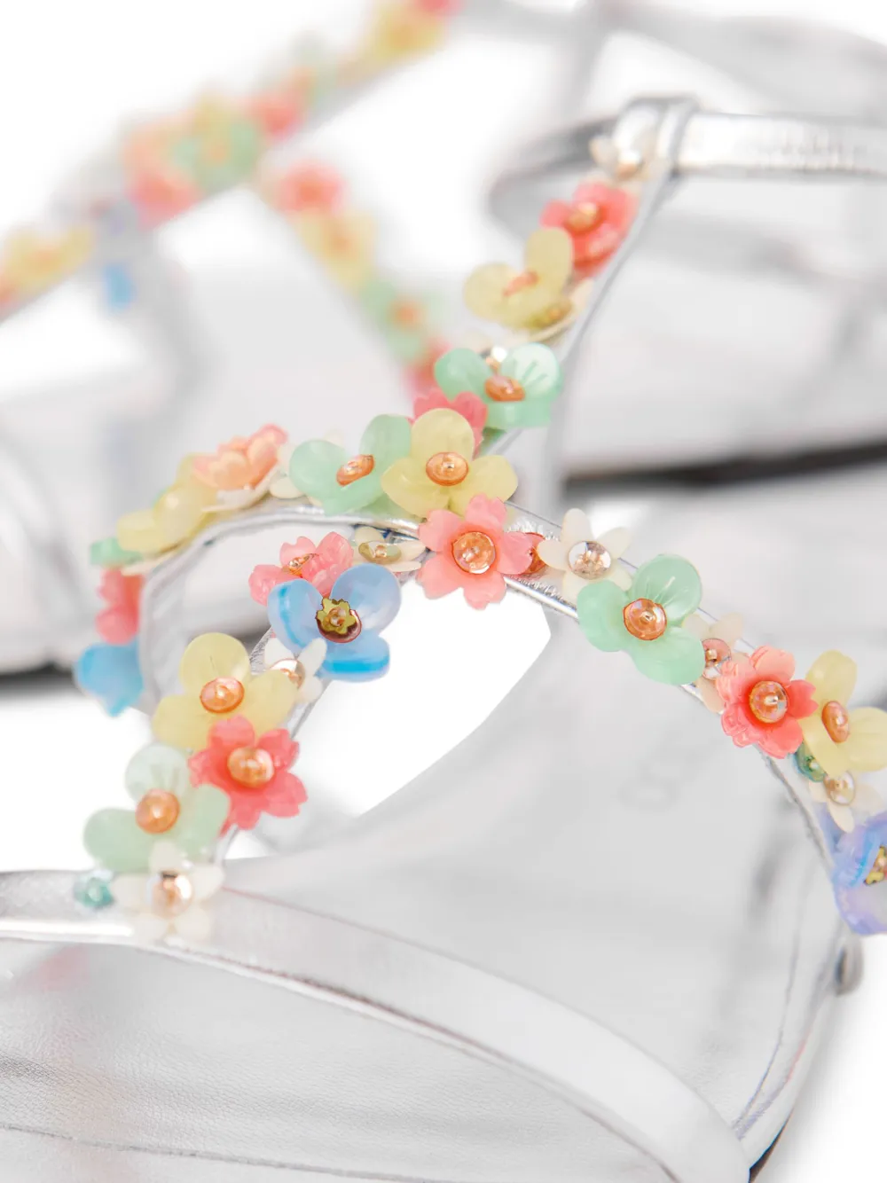 Jimmy Choo Gwyn Daisy sandals Silver
