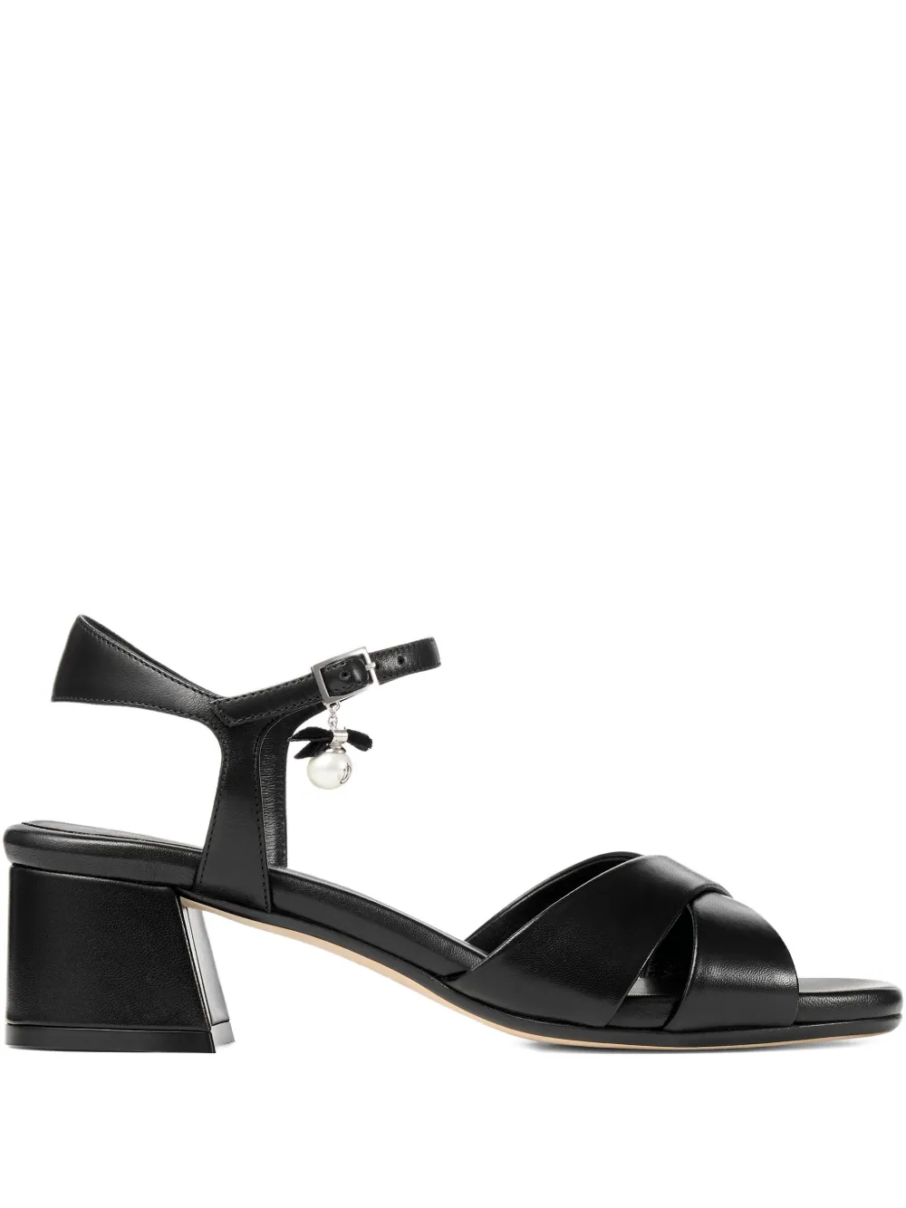 Jimmy Choo Astra 45mm サンダル | ブラック | FARFETCH JP