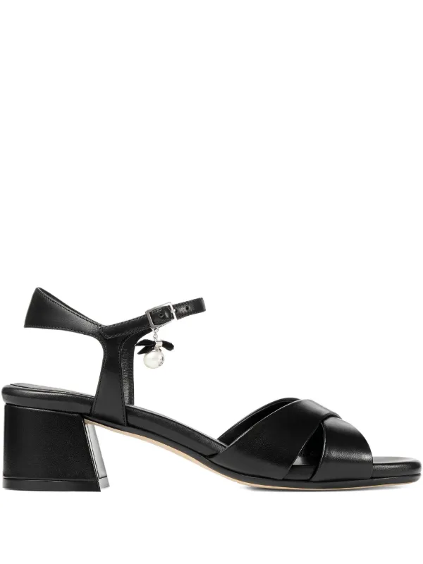 Jimmy Choo Astra 45mm サンダル | ブラック | FARFETCH JP
