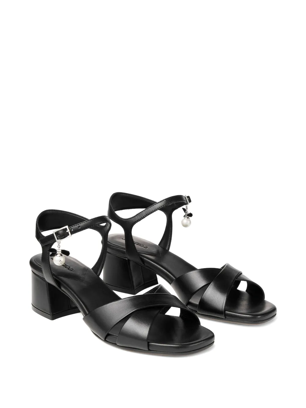Jimmy Choo Astra 45mm サンダル | ブラック | FARFETCH JP