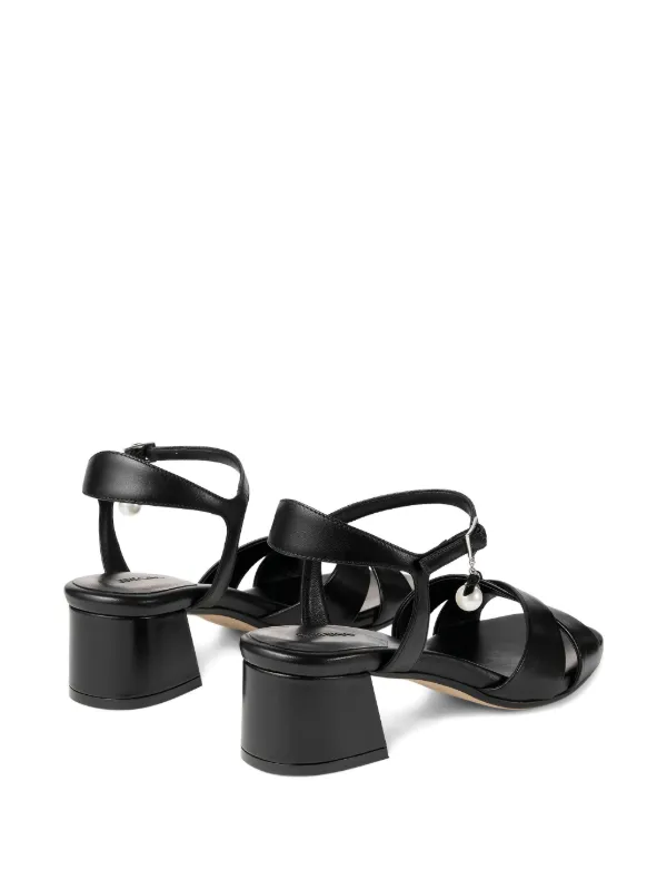 Jimmy Choo Astra 45mm サンダル | ブラック | FARFETCH JP