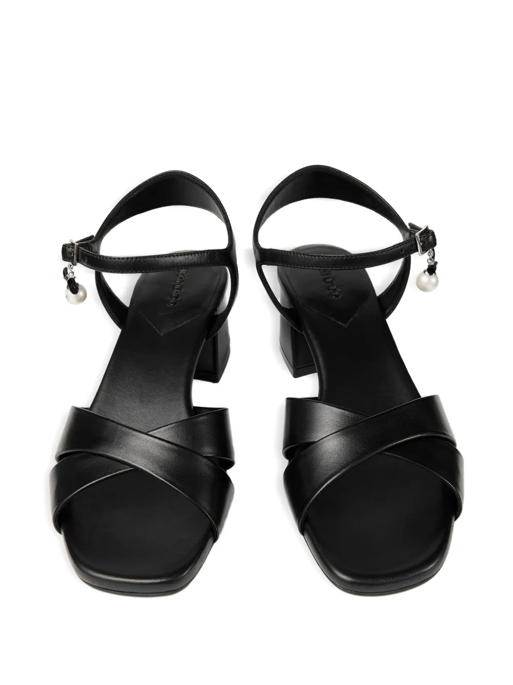 Jimmy Choo Astra 45mm サンダル | ブラック | FARFETCH JP