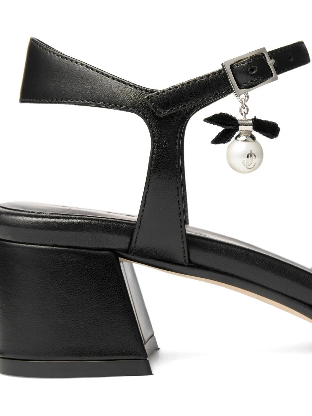 Jimmy Choo Astra 45mm サンダル | ブラック | FARFETCH JP