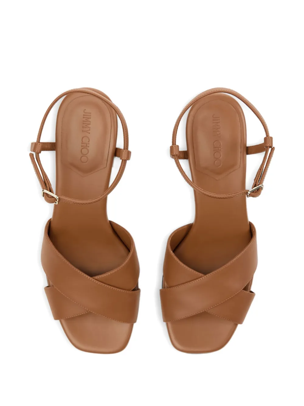 Jimmy Choo 65mm Valla sandals Brown
