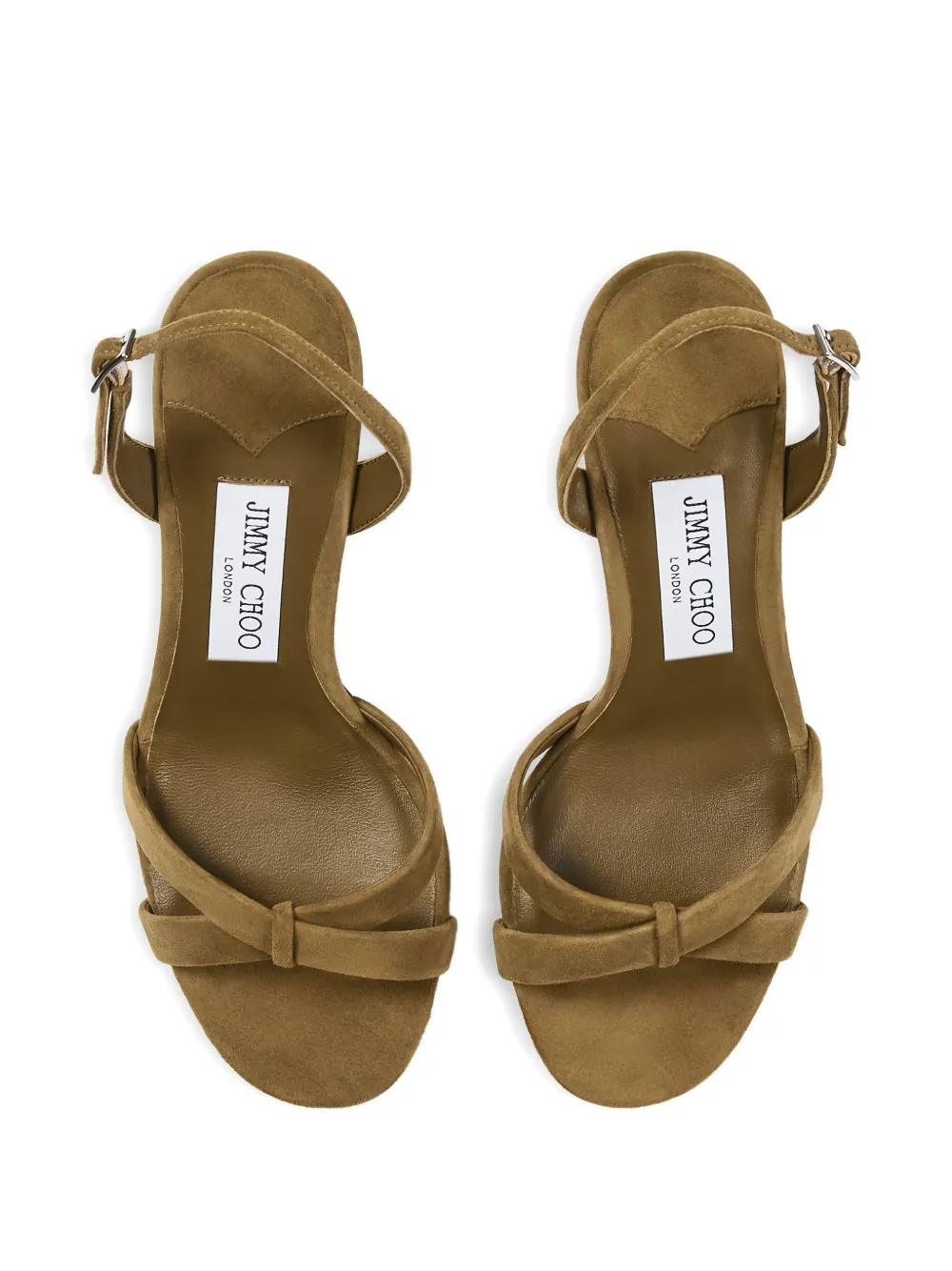 Jimmy Choo 70mm Elsy sandals Green