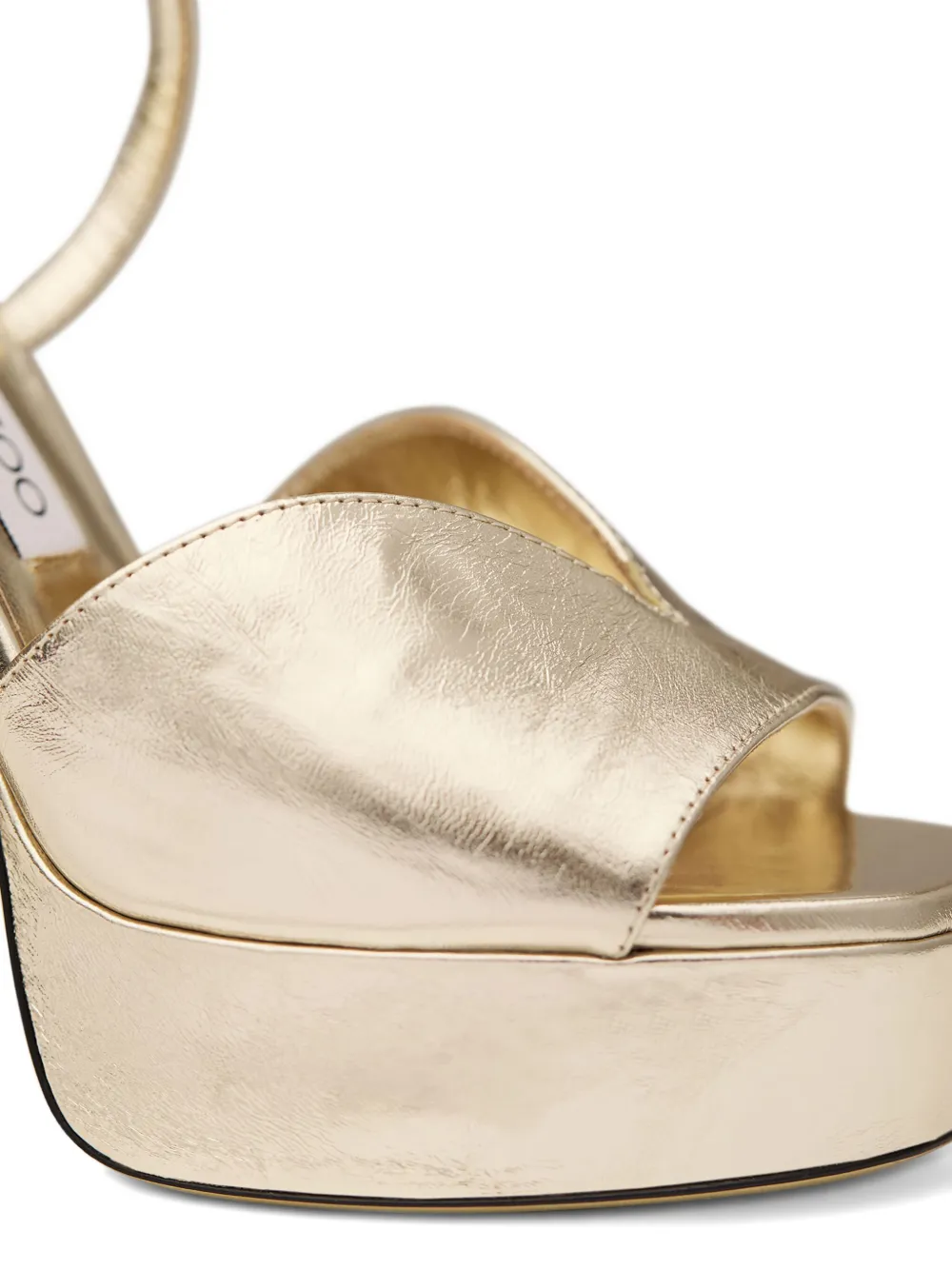 Jimmy Choo 125mm Karli platform sandals Gold