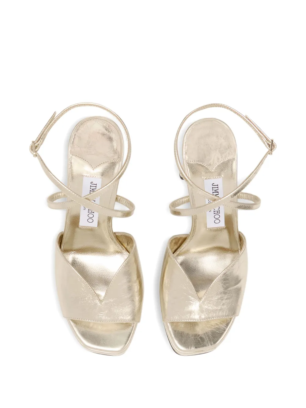 Jimmy Choo 125mm Karli platform sandals Gold