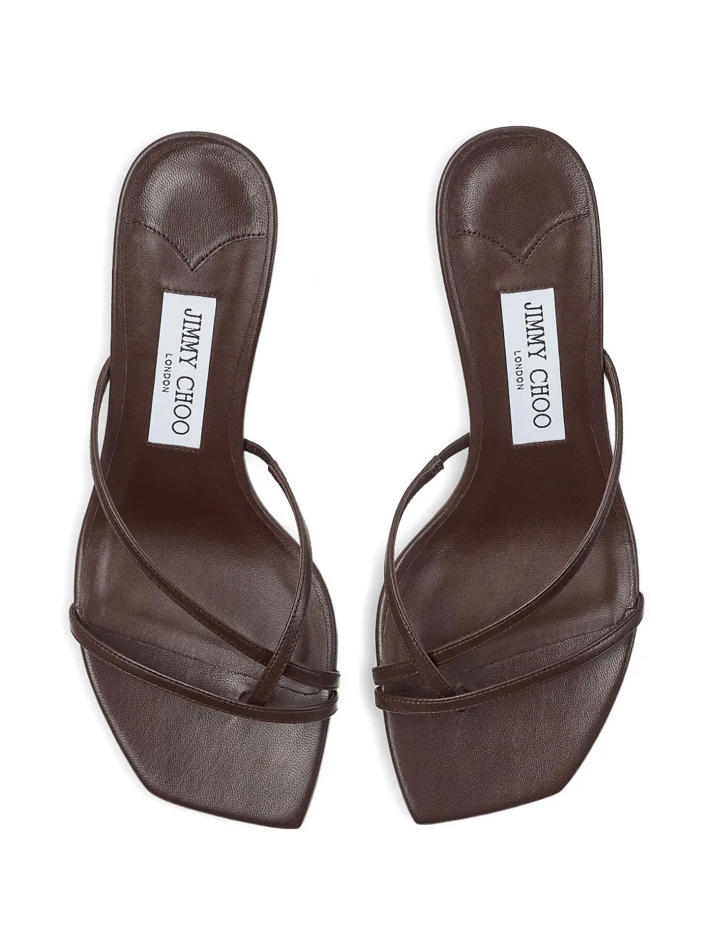 Jimmy Choo 50mm Etna mules Bruin
