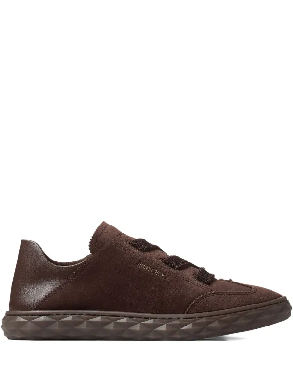 Jimmy Choo Diamond Light Flex F Sneakers in Brown