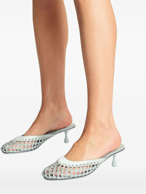 JIMMY CHOO PIXIE ミュール Pixie Mule Woven 50 |Black Woven Satin Mule | JIMMY CHOO