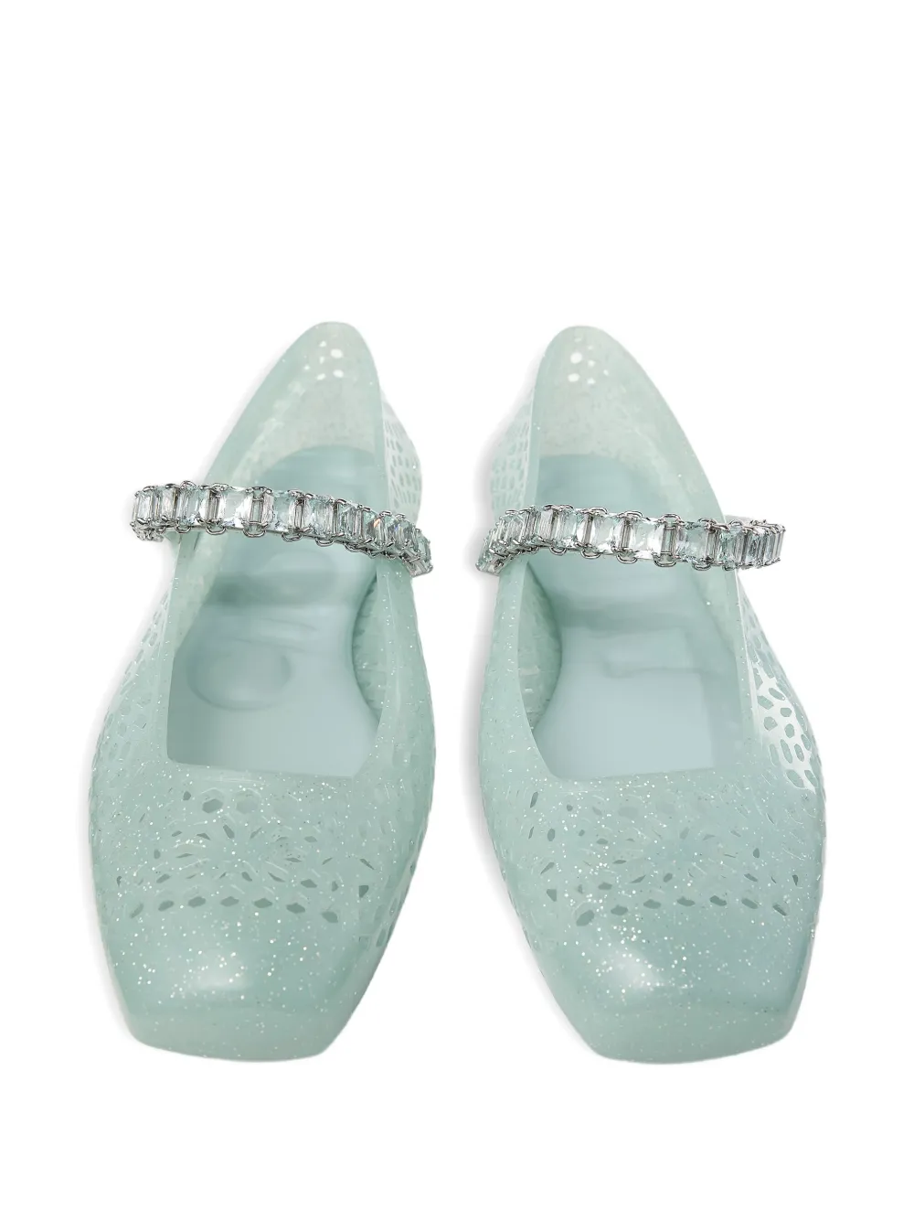 Jimmy Choo Jelly ballet flats Green