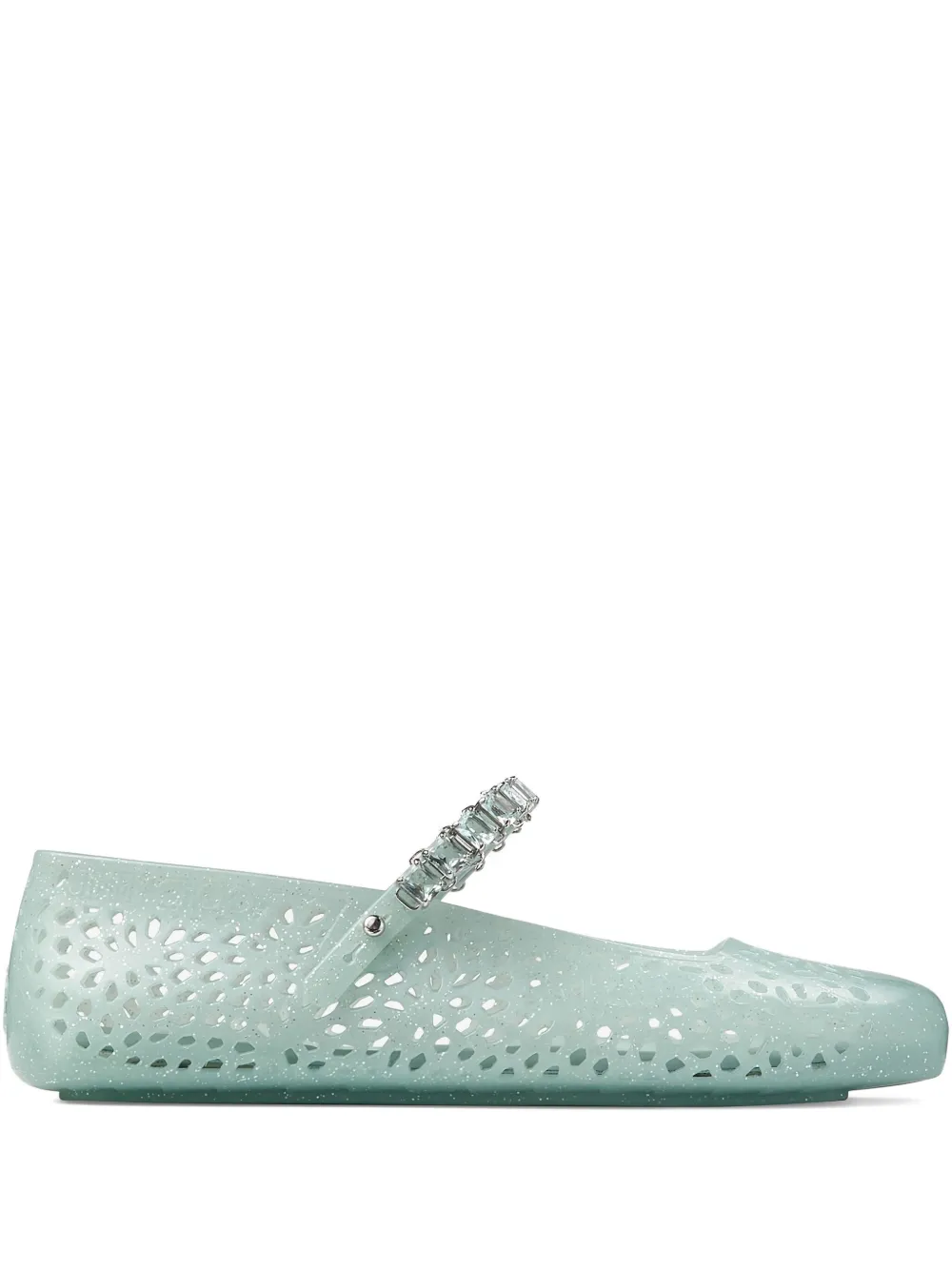 Jimmy Choo Jelly ballet flats Groen