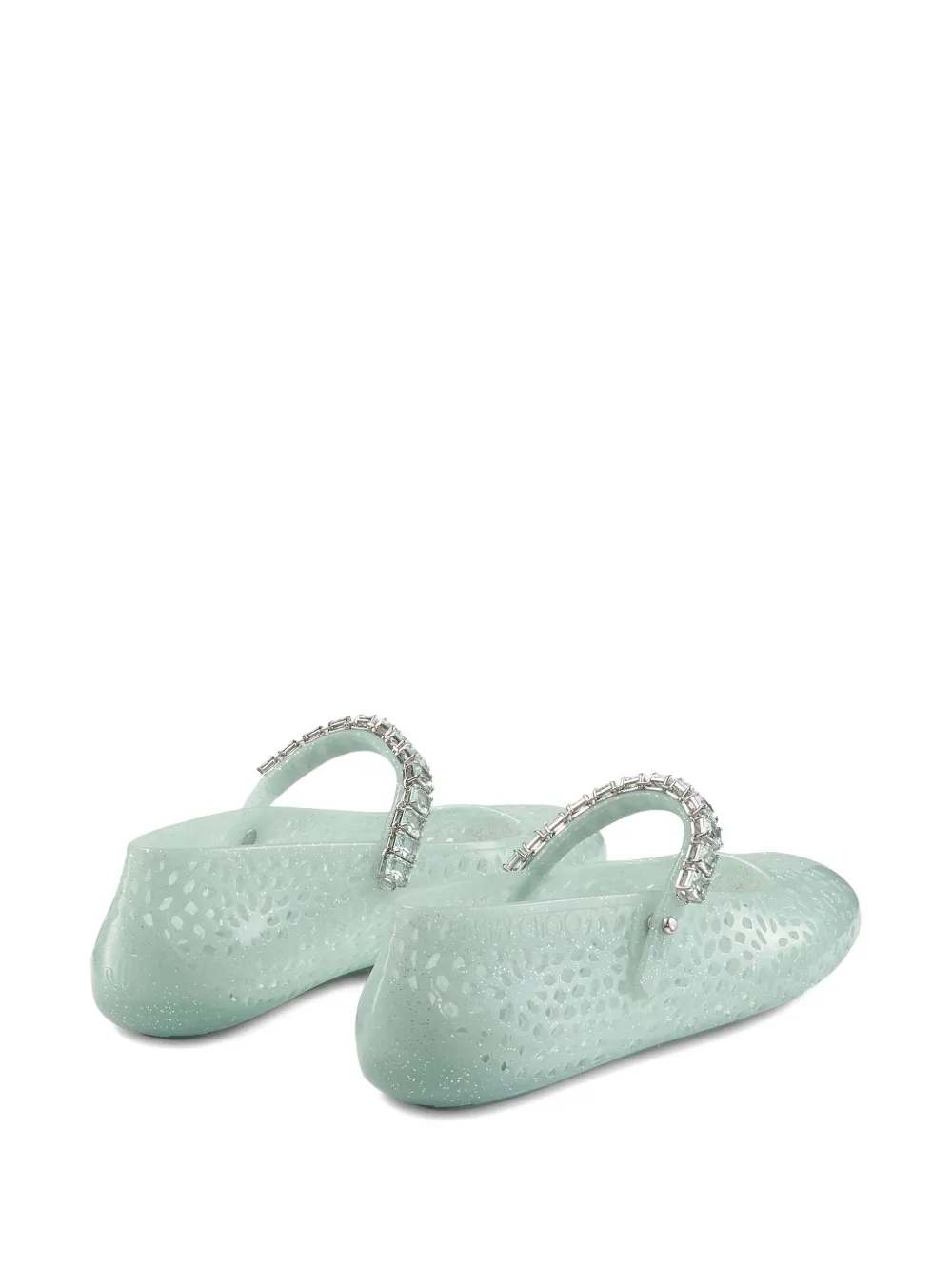 Jimmy Choo Jelly ballet flats Green