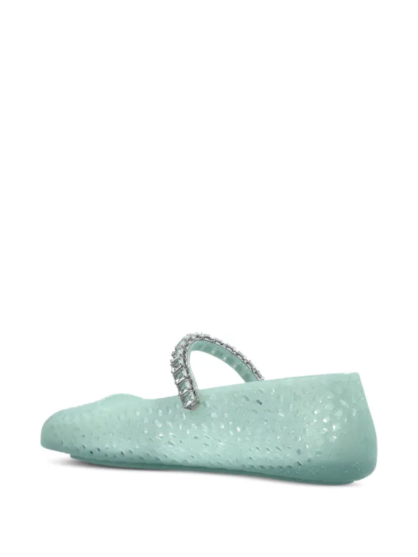 Jimmy Choo Jelly フラットシューズ | グリーン | FARFETCH JP