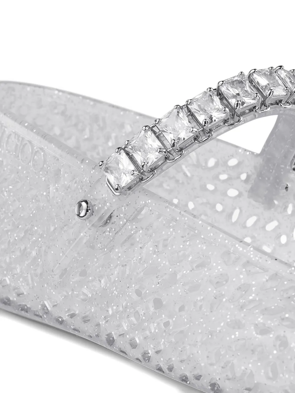 Jimmy Choo Jelly ballet flats White