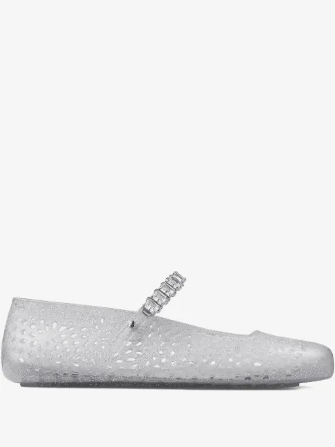Jimmy Choo  The Jelly crystal-embellished ballet flats