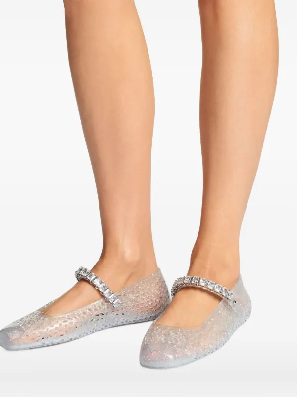 JIMMYCHOO グリッター パンプス シルバー 37