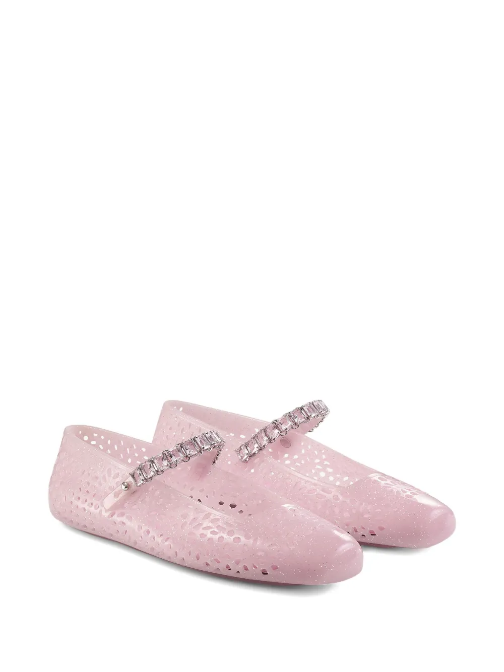 Jimmy Choo Jelly ballet flats - Roze