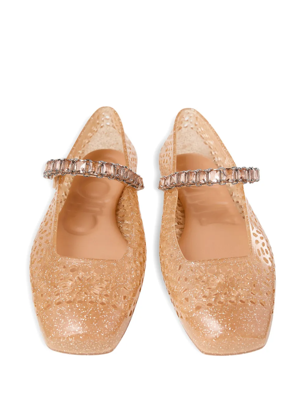 Jimmy Choo Jelly ballet flats Neutrals