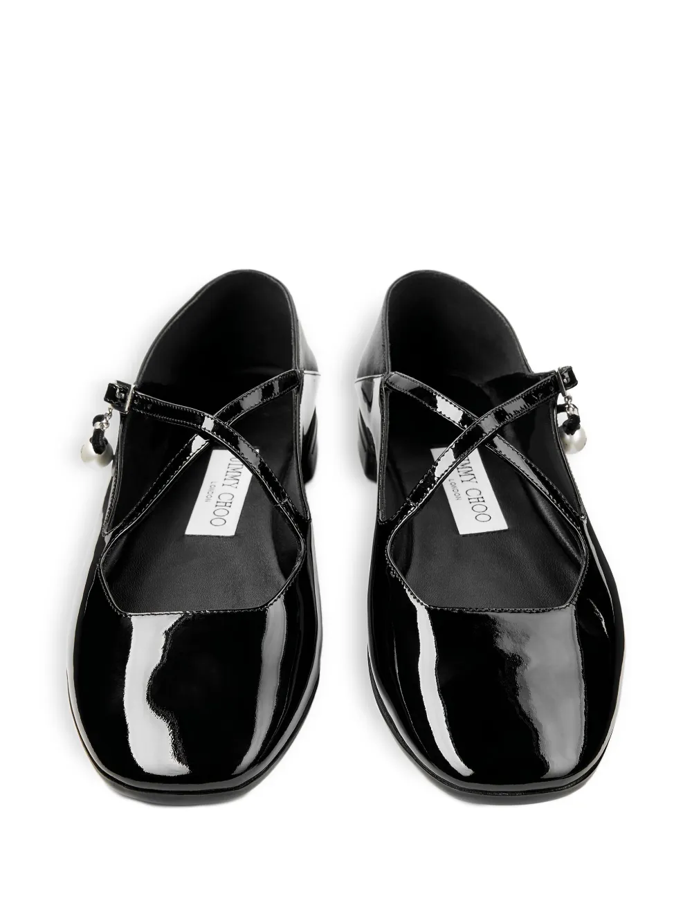 Jimmy Choo Eleri Ballerina Shoes In Black