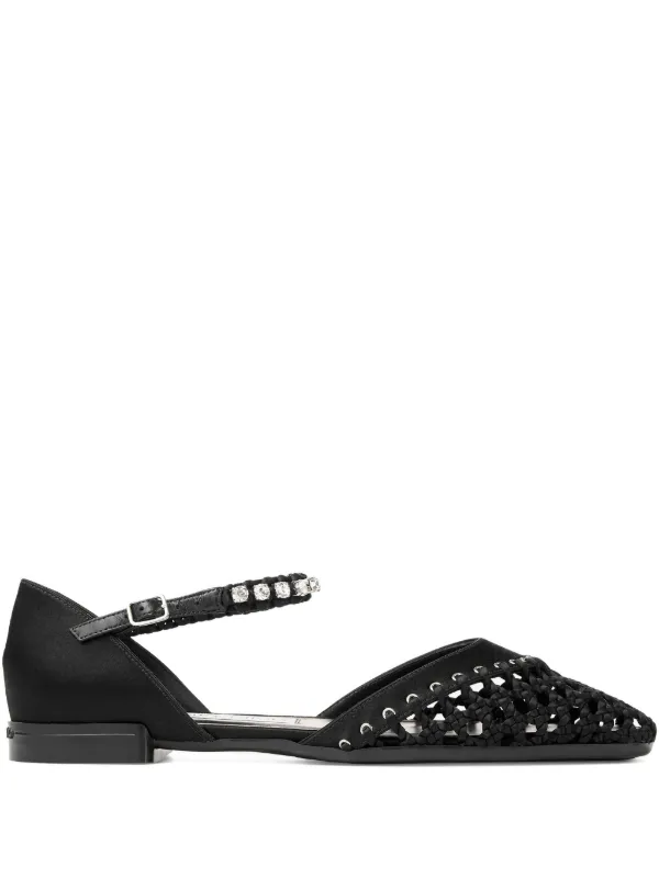 Jimmy Choo Dila フラットシューズ | ブラック | FARFETCH JP