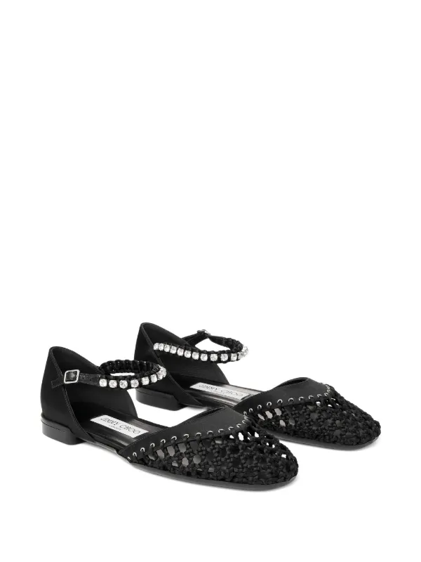 Jimmy Choo Dila フラットシューズ | ブラック | FARFETCH JP