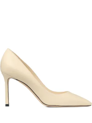 Jimmy Choo 85mm Love Patent Leather Pumps | White | FARFETCH