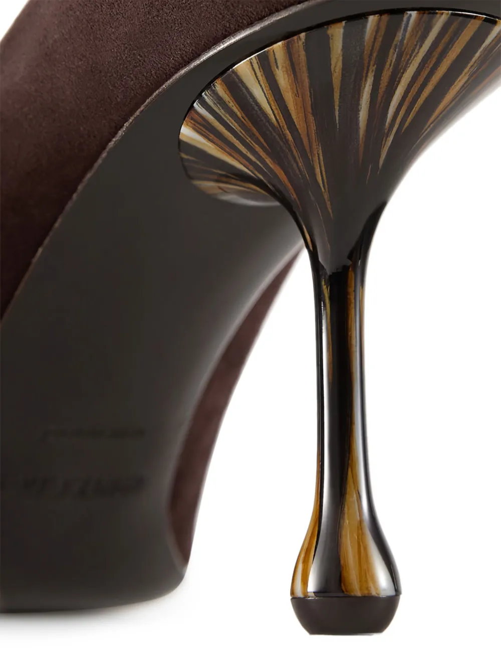 Jimmy Choo 80mm Ixia pointed-toe pumps Brown