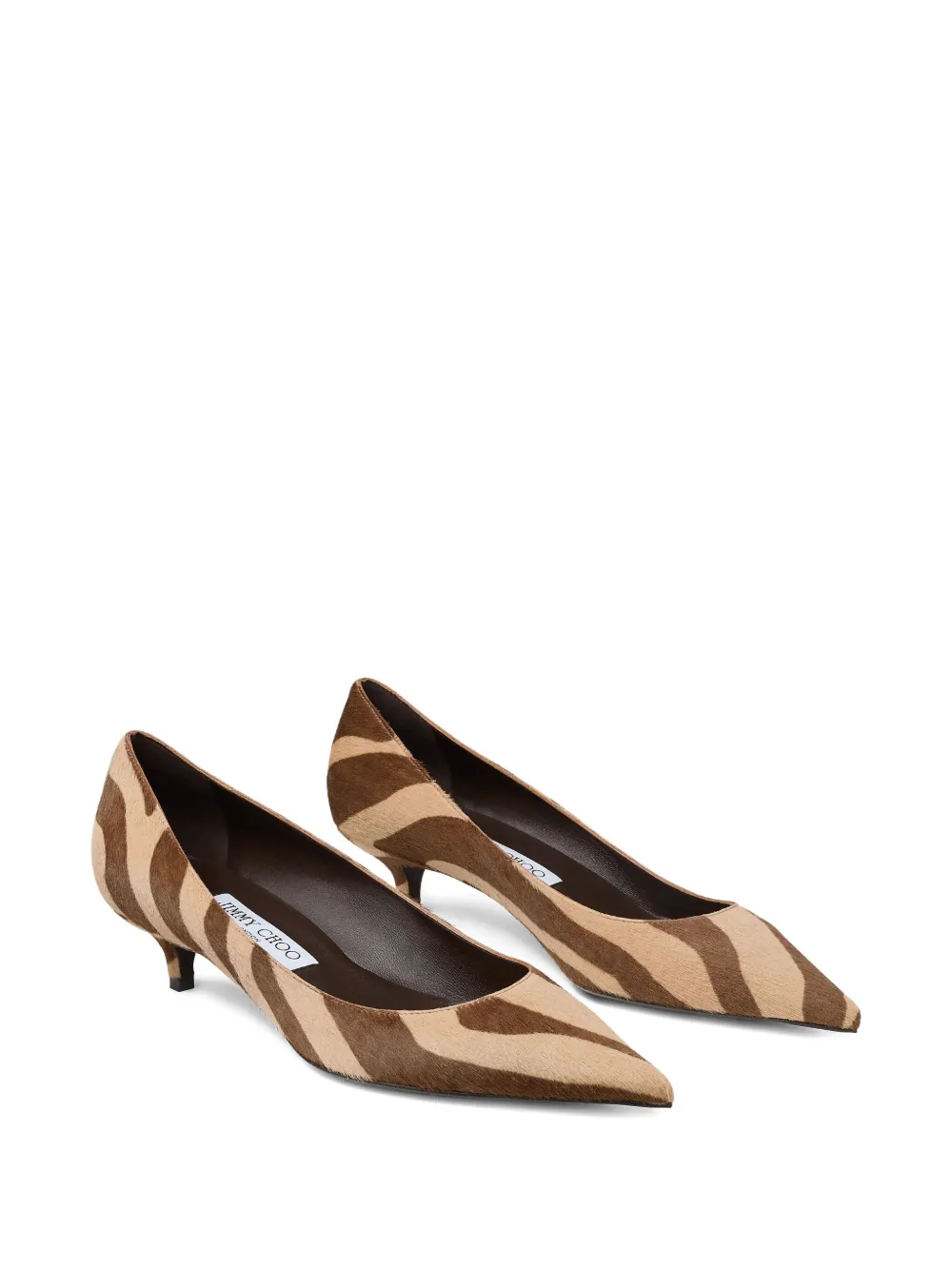 Jimmy Choo Amelia zebra-print pumps | Heeled Pumps | Image 2