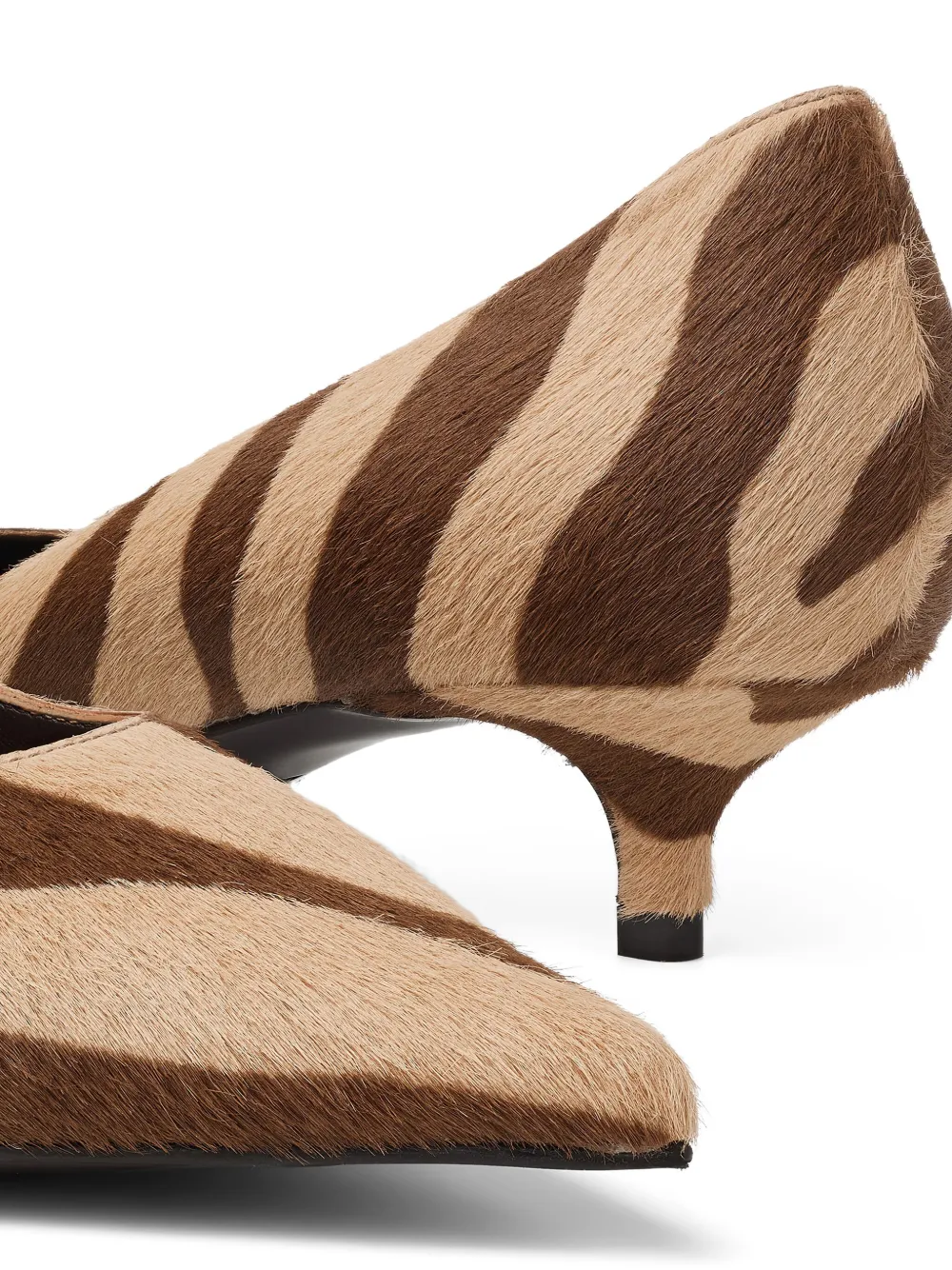 Jimmy Choo Amelia Pumps Mit Zebra-print In Brown