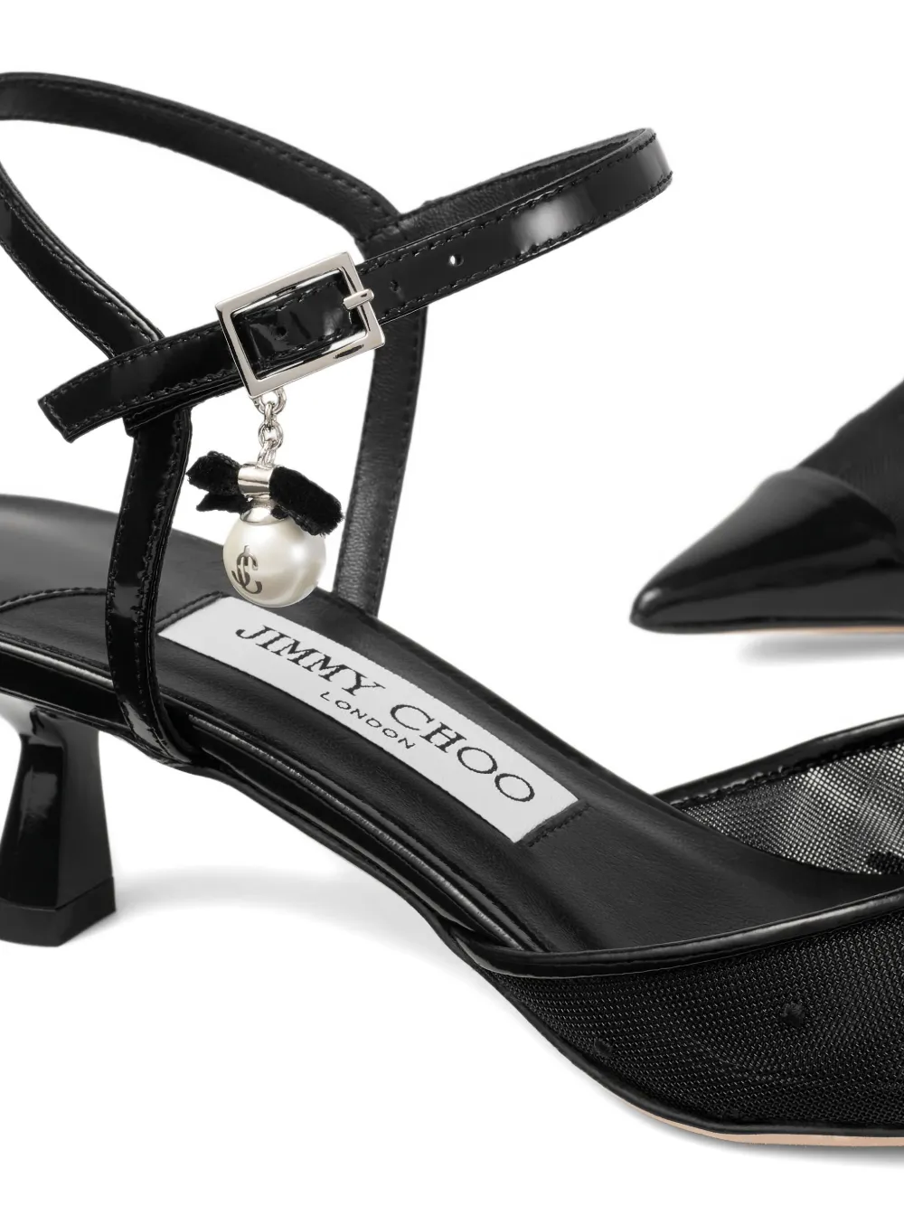 Jimmy Choo 45mm Aren heeled pumps Black