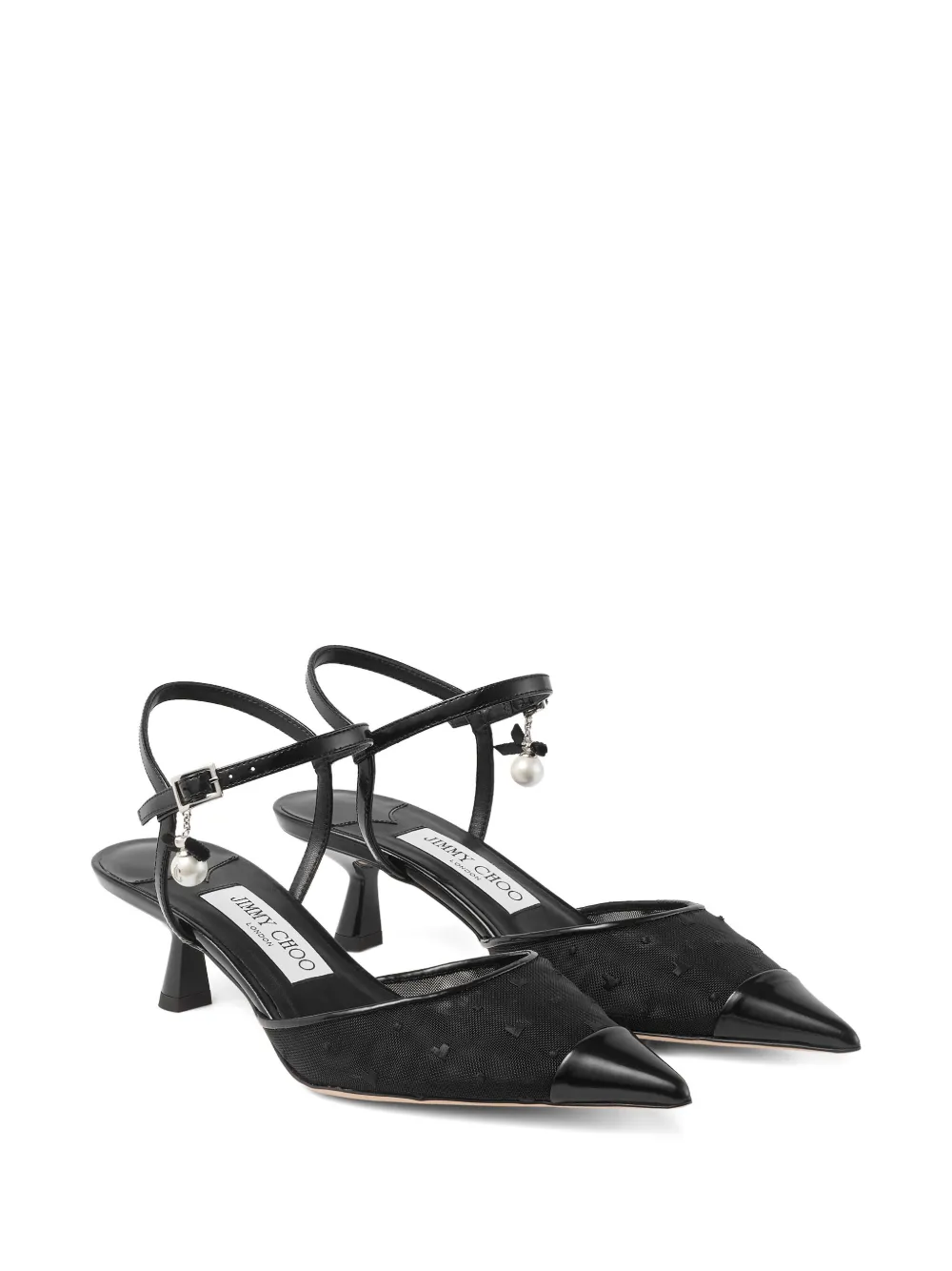 Jimmy Choo 45mm Aren heeled pumps Black