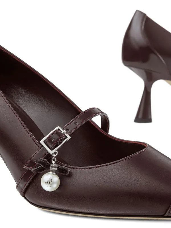 Jimmy Choo 65mm Aren pearl-embellished pointed-toe Pumps Jimmy Choo 65mm Aren pearl-embellished pointed-toe Pumps