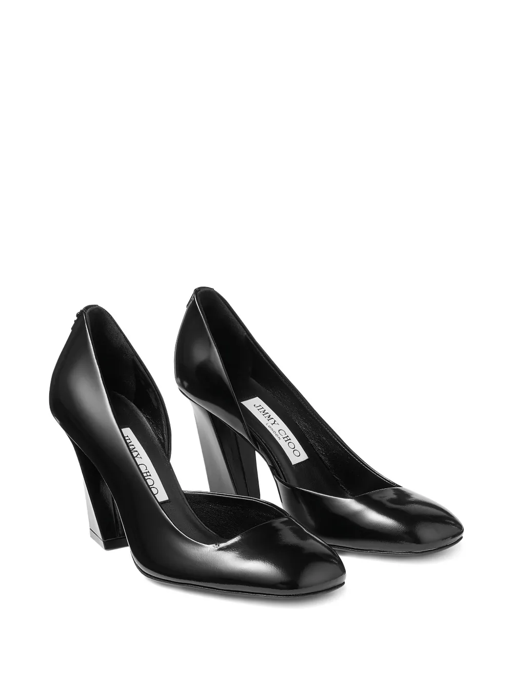 Jimmy Choo 85mm Farren leather pumps Black